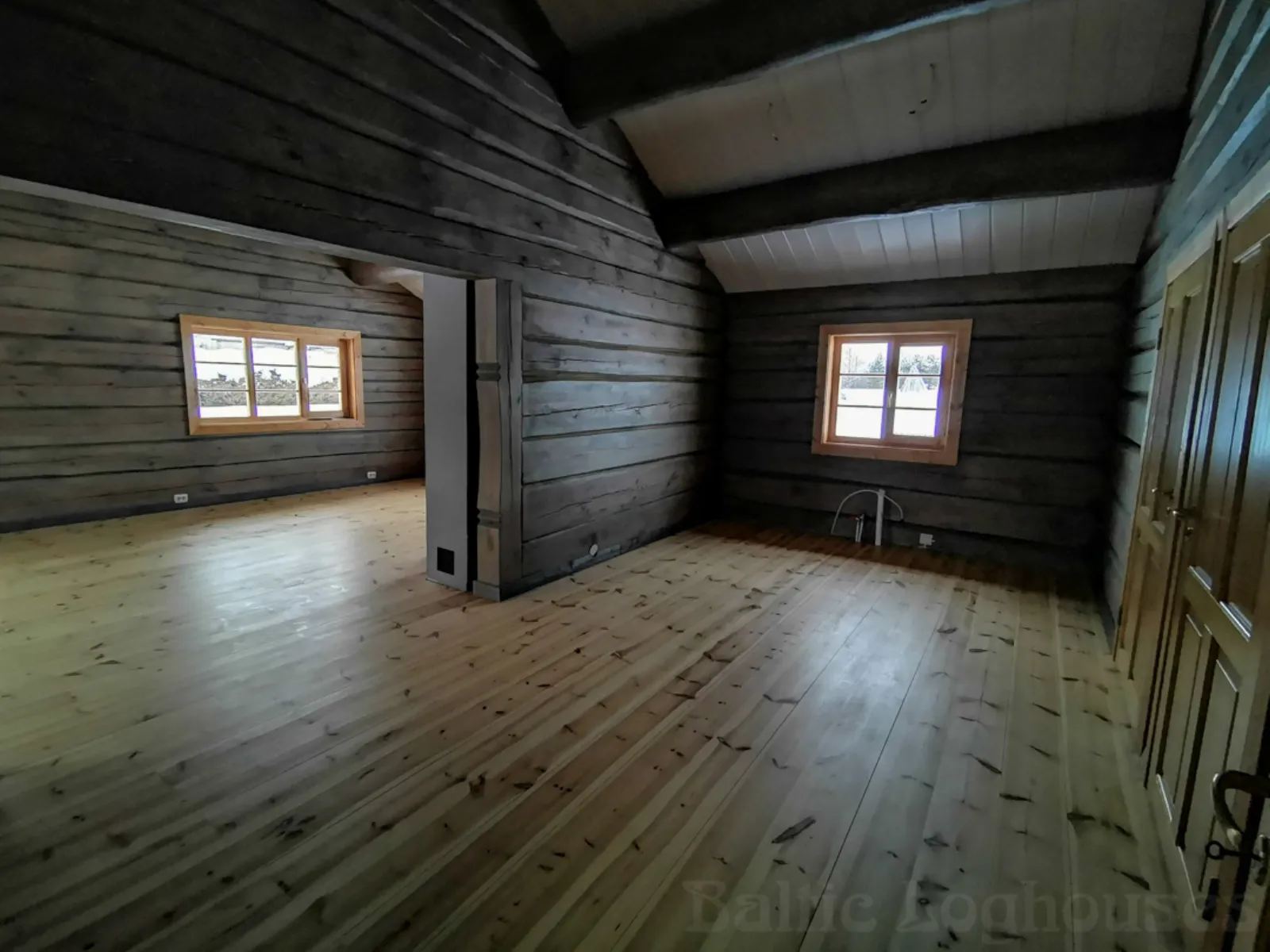 Jakob 76 palkosa sisevaade. Töö tegi Baltic Loghouses.